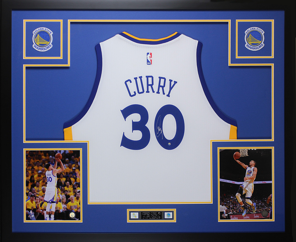 steph curry signed jersey