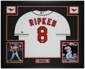 Cal Ripken Autographed and Framed Baltimore Orioles Jersey