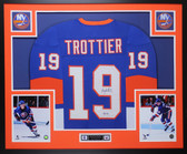Bryan Trottier Autographed and Framed New York Islanders Jersey