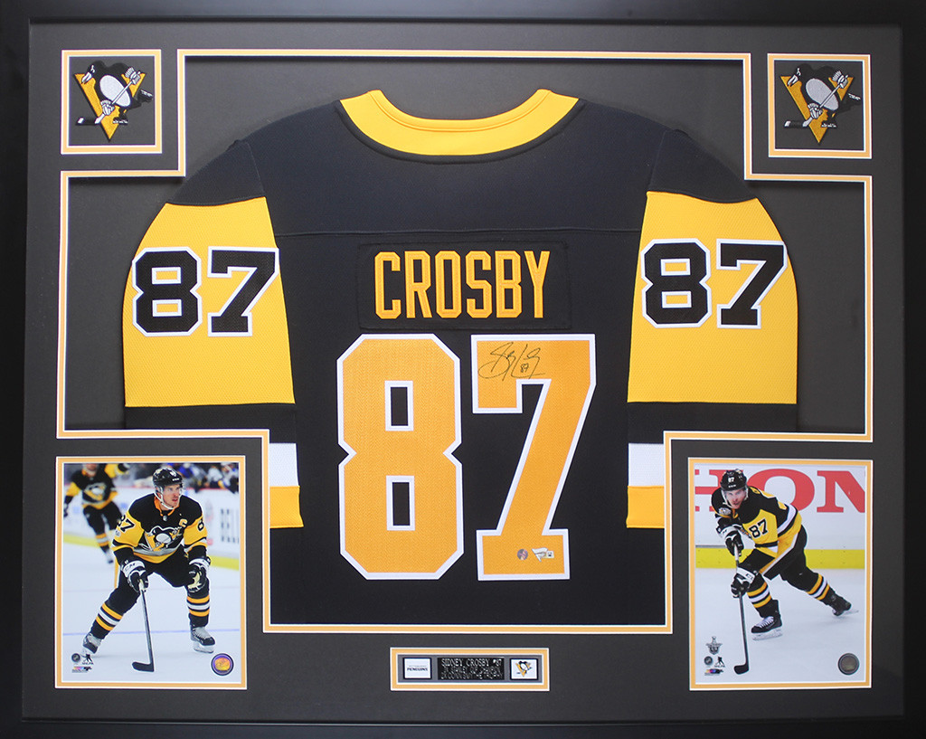 Penguins Hockey Jerseys Sidney Crosby NHL Original Autographed