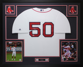 Mookie Betts Autographed and Framed Boston Red Sox Jersey