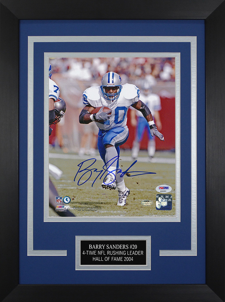 Barry Sanders Detroit Lions Poster FREE US SHIPPING