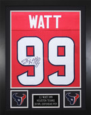 JJ Watt Autographed and Framed Houston Texans Jersey