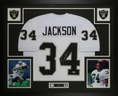 Bo Jackson Autographed and Framed Oakland Radiers Jersey