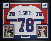 Bruce Smith Autographed and Framed Buffalo Bills Jersey