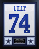 Bob Lilly Autographed and Framed Dallas Cowboys Jersey