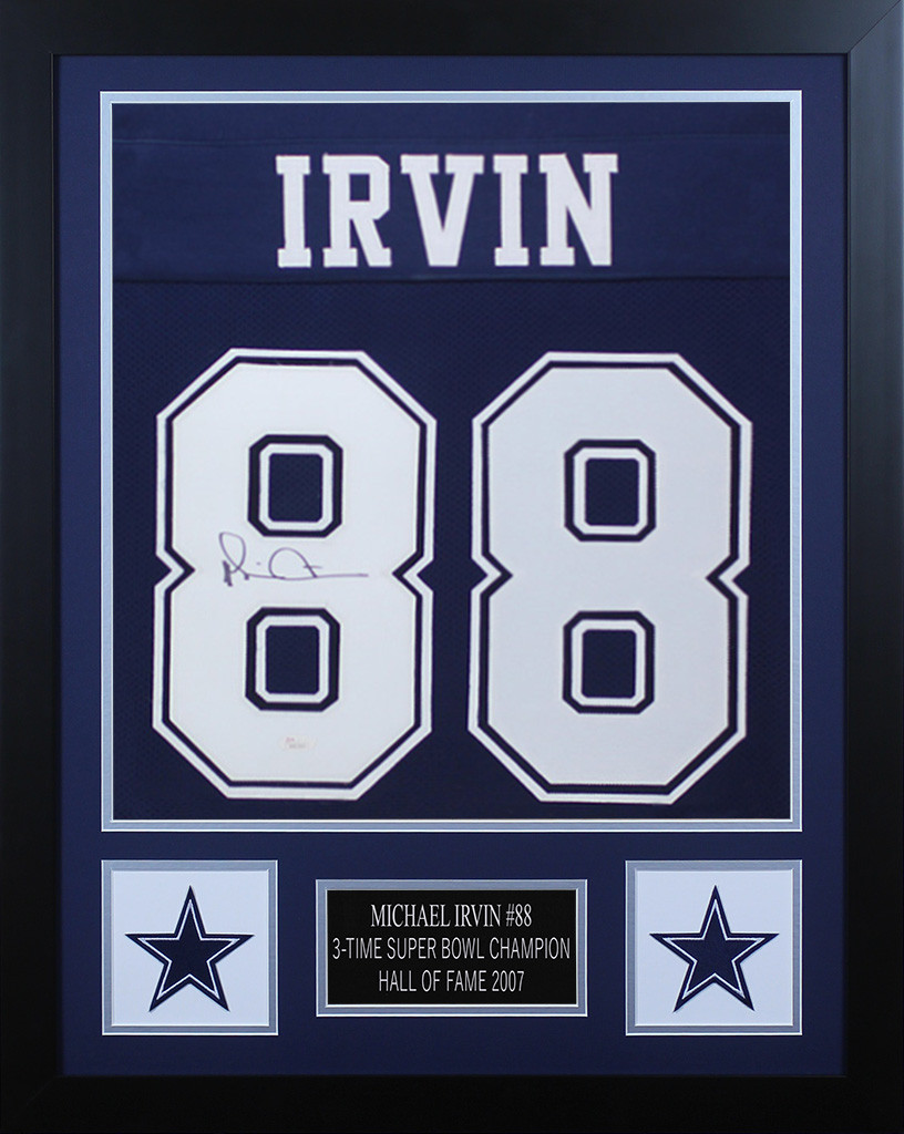 michael irvin autographed jersey