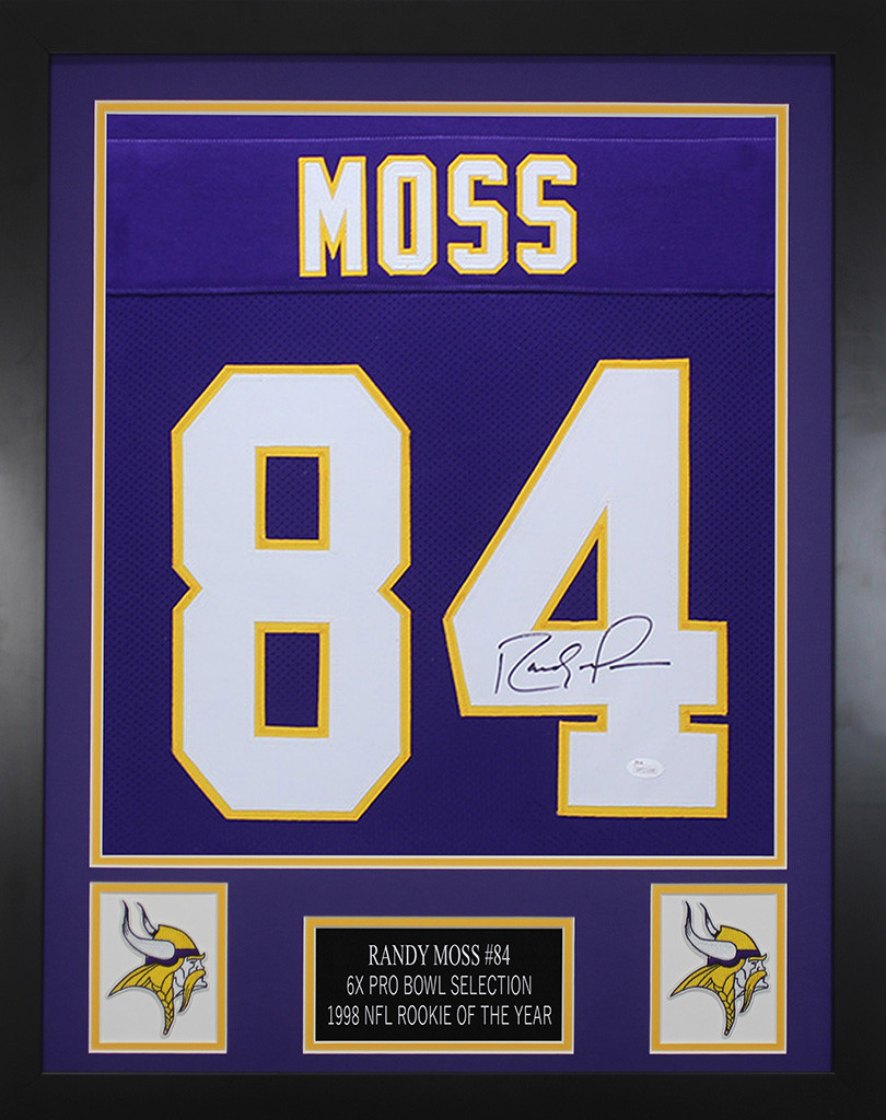 randy moss autographed jersey