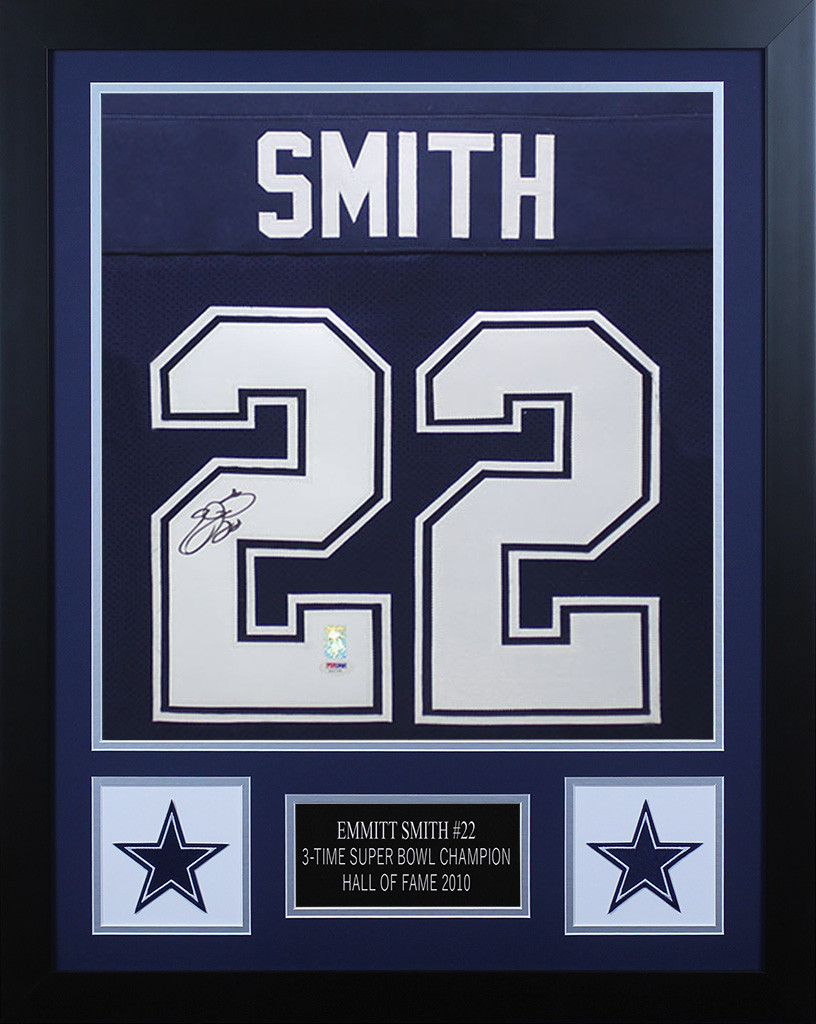 emmitt smith autographed jersey
