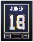 Charlie Joiner Autographed and Framed San Diego Chargers Jersey