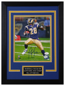 Marshall Faulk Autographed and Framed St. Louis Rams Photo
