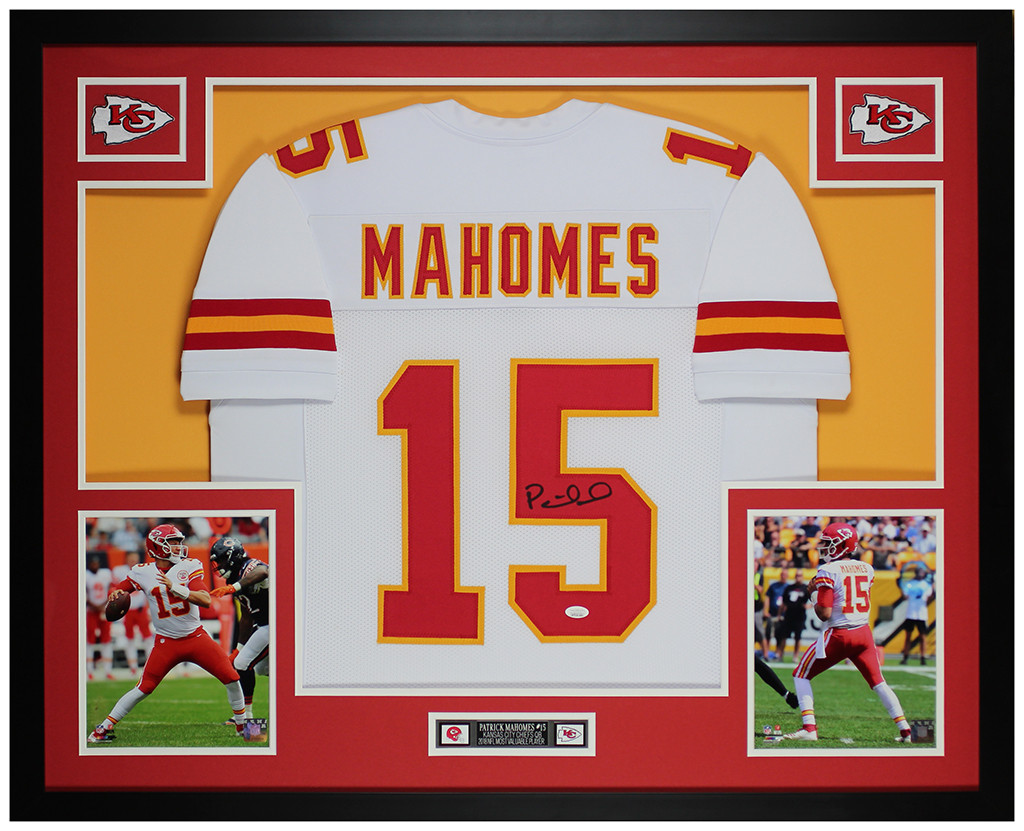 patrick mahomes autographed jersey