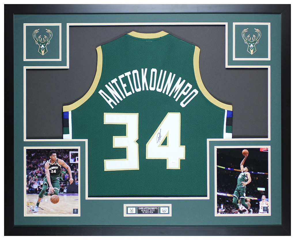 giannis signed jersey