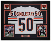 Mike Singletary Autographed and Framed Chicago Bears Jersey