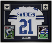 Deion Sanders Autographed and Framed Dallas Cowboys Jersey