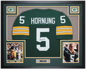 Paul Hornung Autographed and Framed Green Bay Packers Jersey