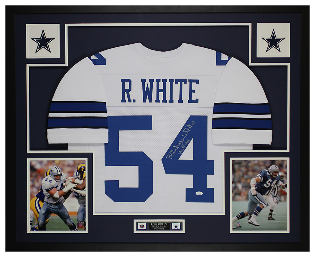 Randy White Autographed and Framed Dallas Cowboys Jersey