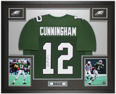 Randall Cunningham Autographed and Framed Philadelphia Eagles Jersey