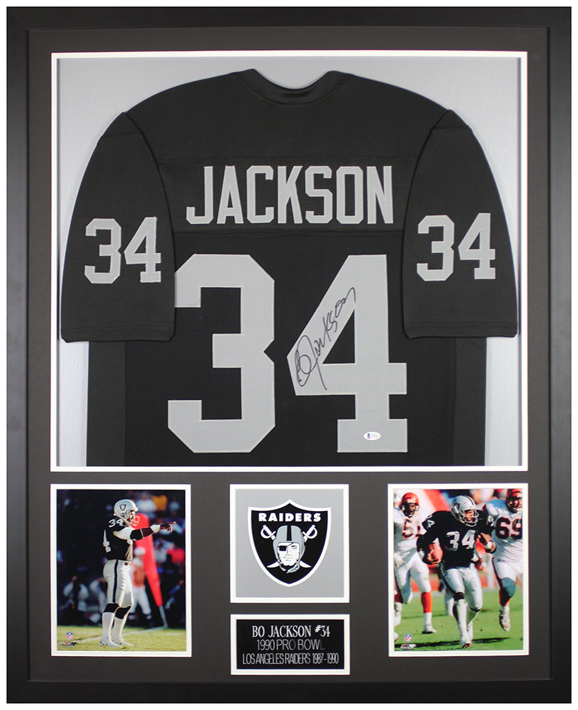 bo jackson signed raiders jersey