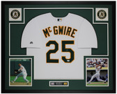 Mark McGwire Autographed and Framed Oakland Athletics Jersey