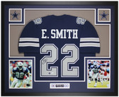 Emmitt Smith Autographed and Framed Dallas Cowboys Jersey