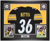 Jerome Bettis Autographed and Framed Pittsburgh Steelers Jersey