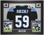 Luke Kuechly Autographed and Framed Carolina Panthers Jersey