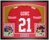Frank Gore Autographed and Framed San Francisco 49ers Jersey
