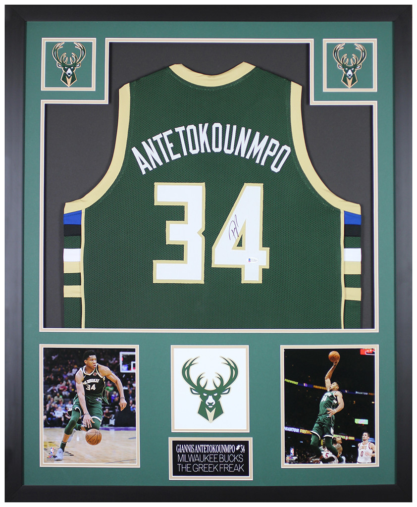 giannis signed jersey