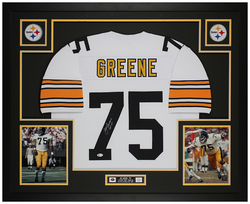 Joe Greene Autographed and Framed Pittsburgh Steelers Jersey