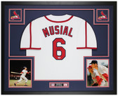 Stan Musial Autographed and Framed St. Louis Cardinals Jersey