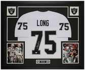 Howie Long Autographed and Framed Oakland Raiders Jersey