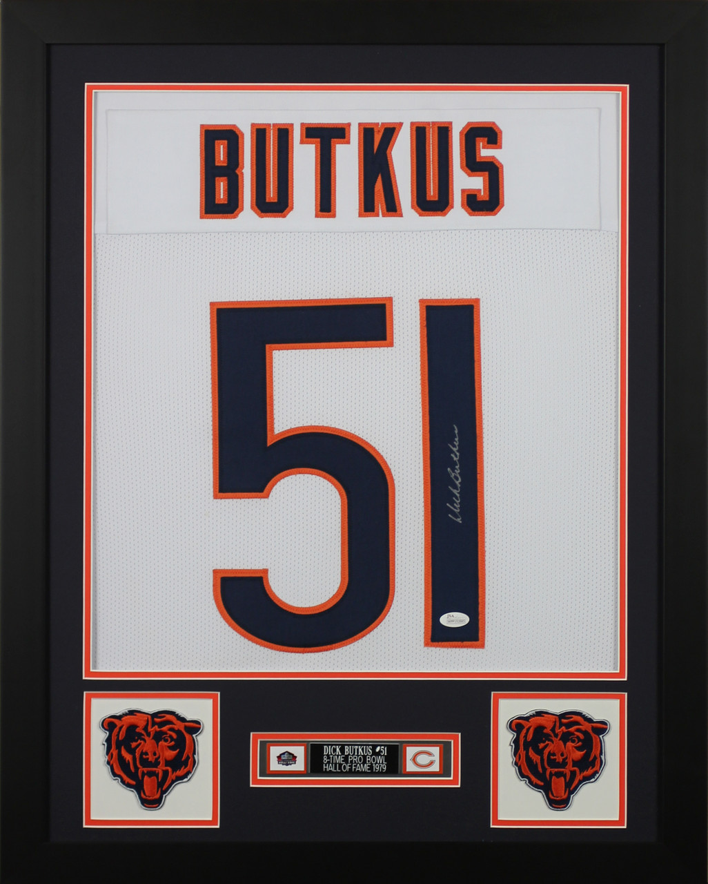 Authentic Signed NFL 75th Anniversary Dick Butkus #51 Jersey