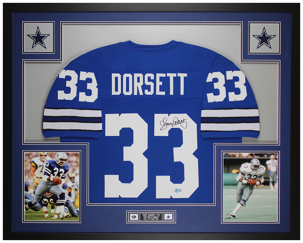 Custom Sewn Stitched Tony Dorsett Pittsburgh Blue Jersey – Unsigned, Adult Sizes M-2XL