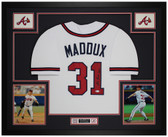 Greg Maddux Autographed and Framed Atlanta Braves Jersey