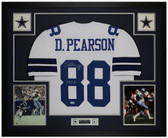 Drew Pearson Autographed and Framed Dallas Cowboys Jersey
