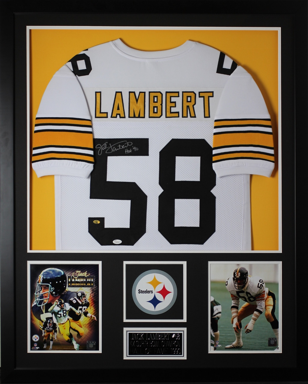 jack lambert signed jersey