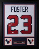 Arian Foster Autographed and Framed Houston Texans Jersey