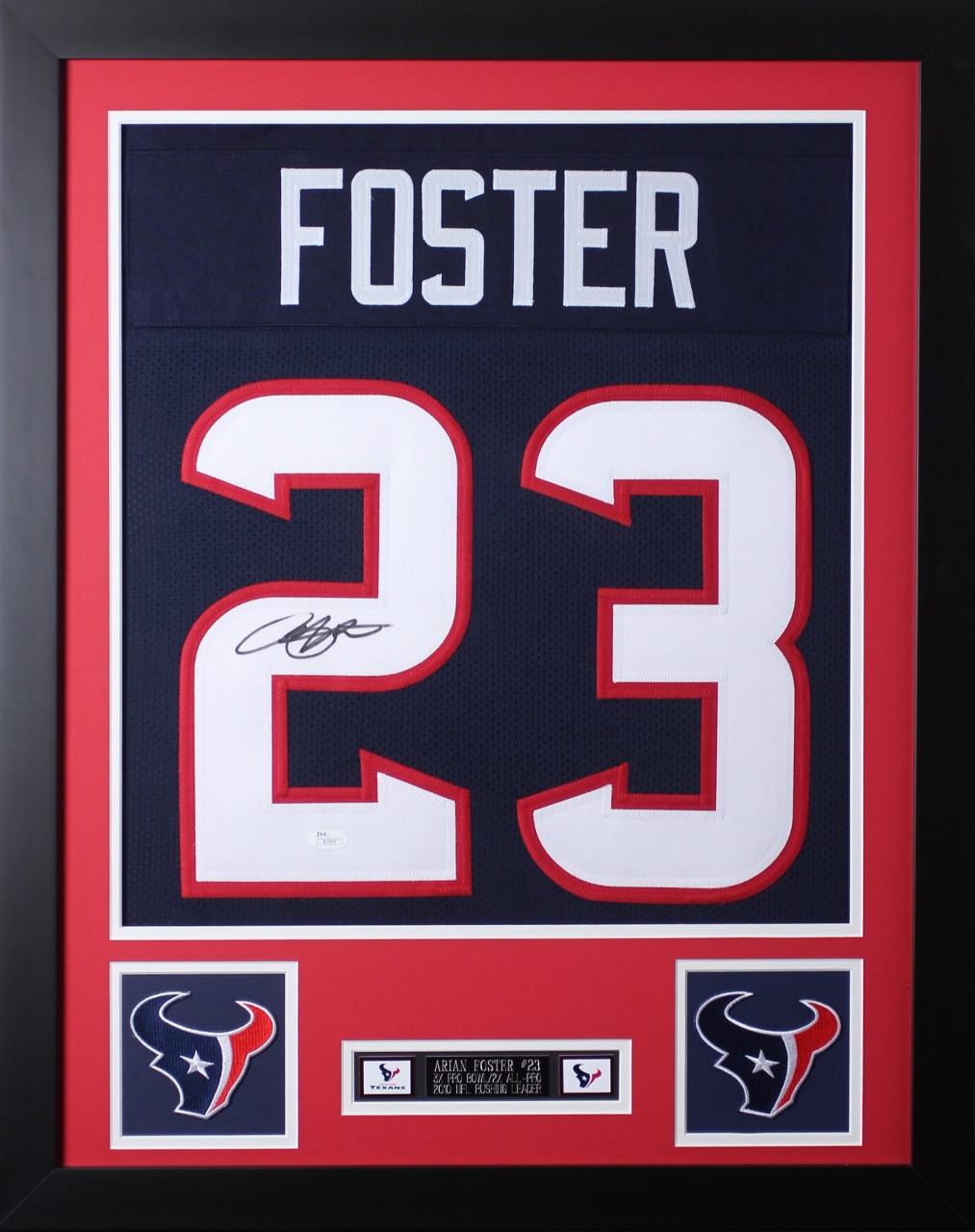 signed arian foster jersey