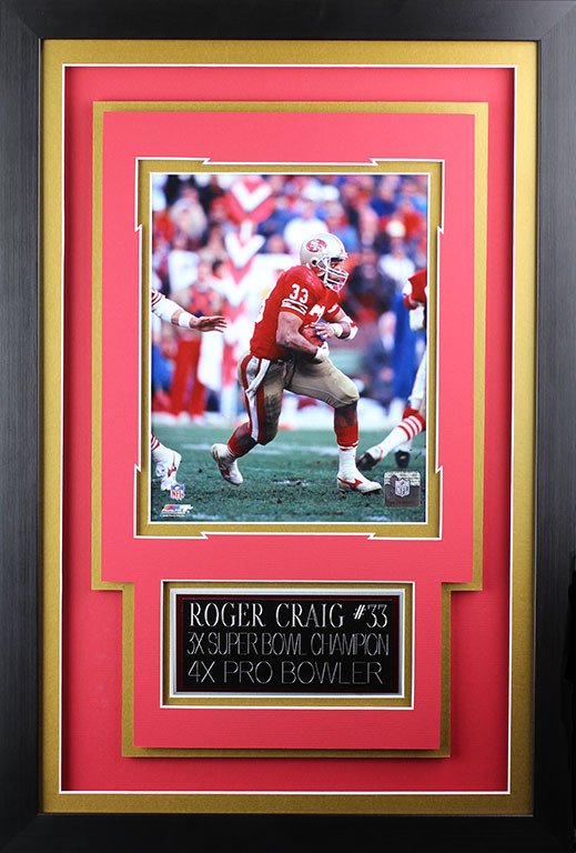 PL ROGER CRAIG SAN FRANCISCO 49ERS 8X10 SPORTS ACTION PHOTO