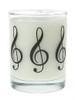 Clear Glass Tumbler - Treble Clef