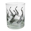Clear Glass Tumbler - Saxophone
