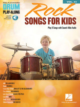 Hal Leonard DRUM Play Along - Rock Songs for Kids