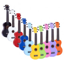 Mahalo Rainbow Series Soprano Ukulele in carry bag