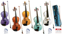Stentor Harlequin Violin Series - 1/2 Size with Case & Bow