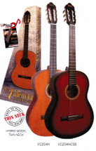 Valencia 200 Series Hybrid Classical Guitar - Slim Neck - Natural or Sunburst