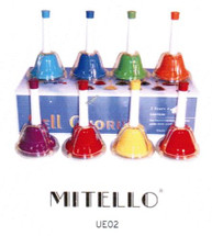 Mitello - 8 Note Tuned Press Bell Set - C1 to C8 
