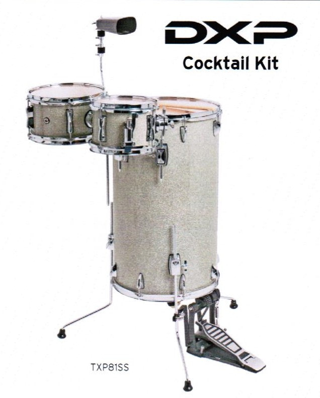 DXP Cocktail Drum Kit - Silver Sparkle - Bass N Blues Music