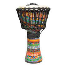 Drumfire 8" Synthetic Head Rope Djembe  in bag