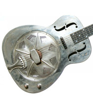 Bourbon Street O Style Resonator with pickup and Hardcase 
